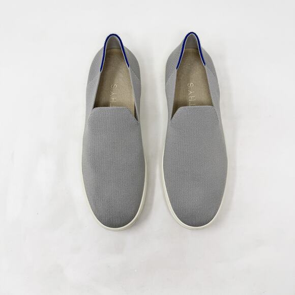 Rothy's Sz 10.5 Gray The Original Slip-On Sneakers Washable Eco-Friendly Casual - Picture 5 of 12
